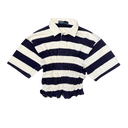 Vintage Striped Corset Polo