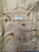 Beige Reversible Paint Jacket
